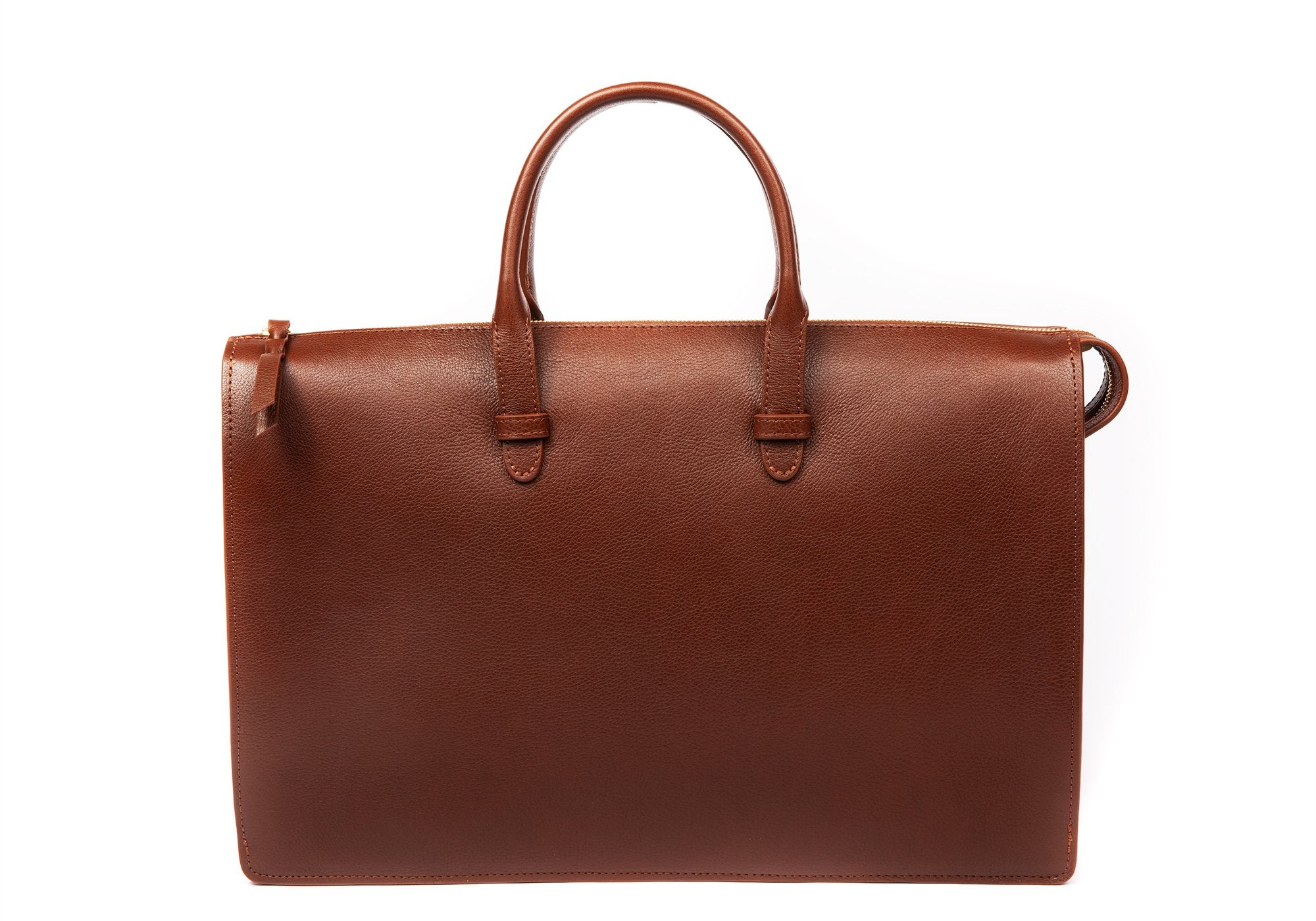 The Bridle Triumph II Briefcase Chestnut Veg-Tan