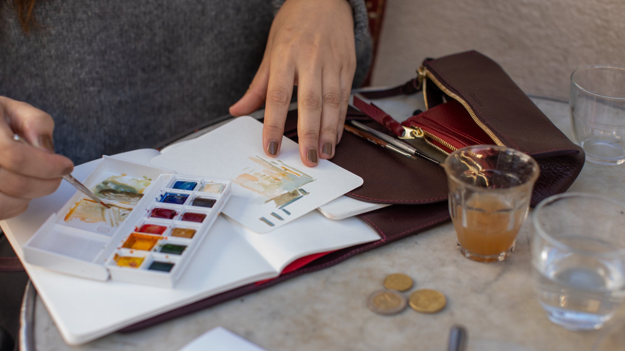 Leather Pencil Case Lifestyle