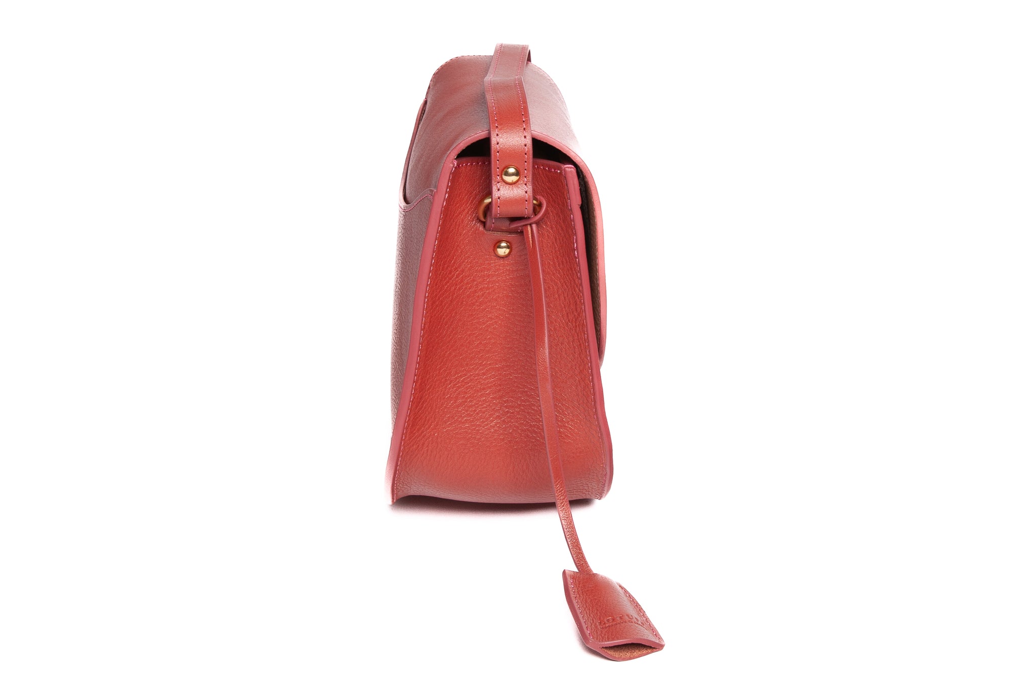 Arc Shoulder Bag Rosewood-Natural