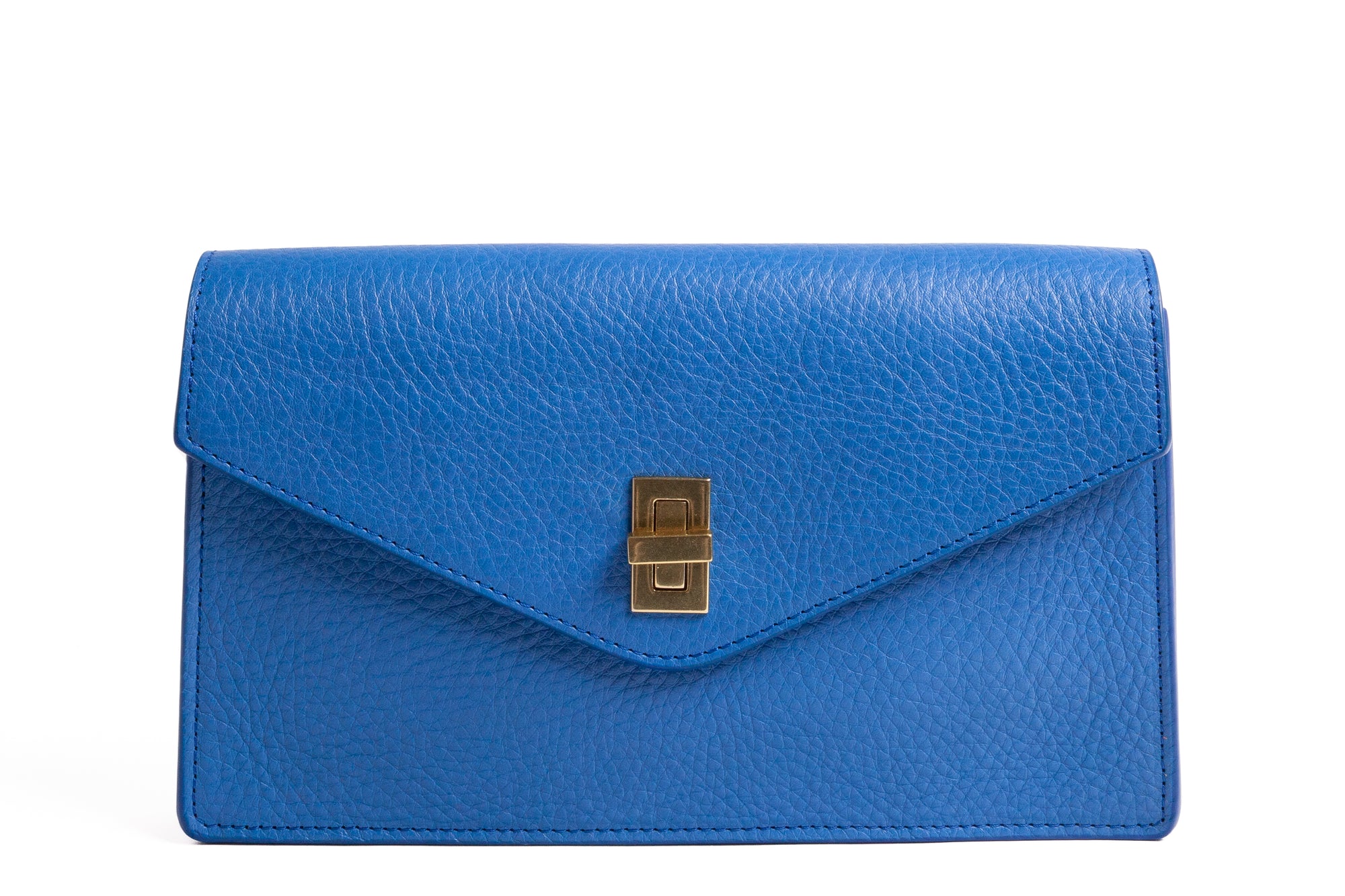 The Vincent Clutch Electric Blue/Natural