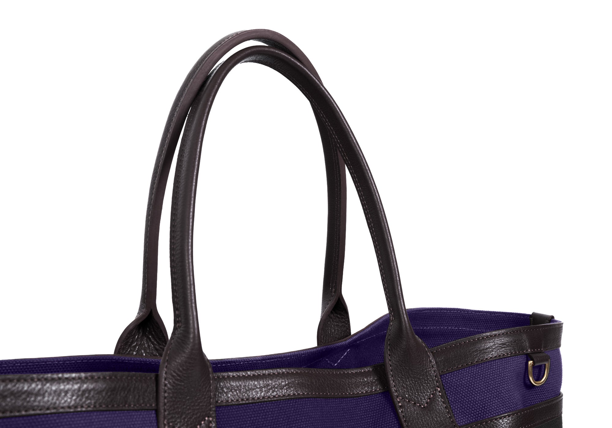 Detail of Canvas Working Tote Mariner's Blue-Black