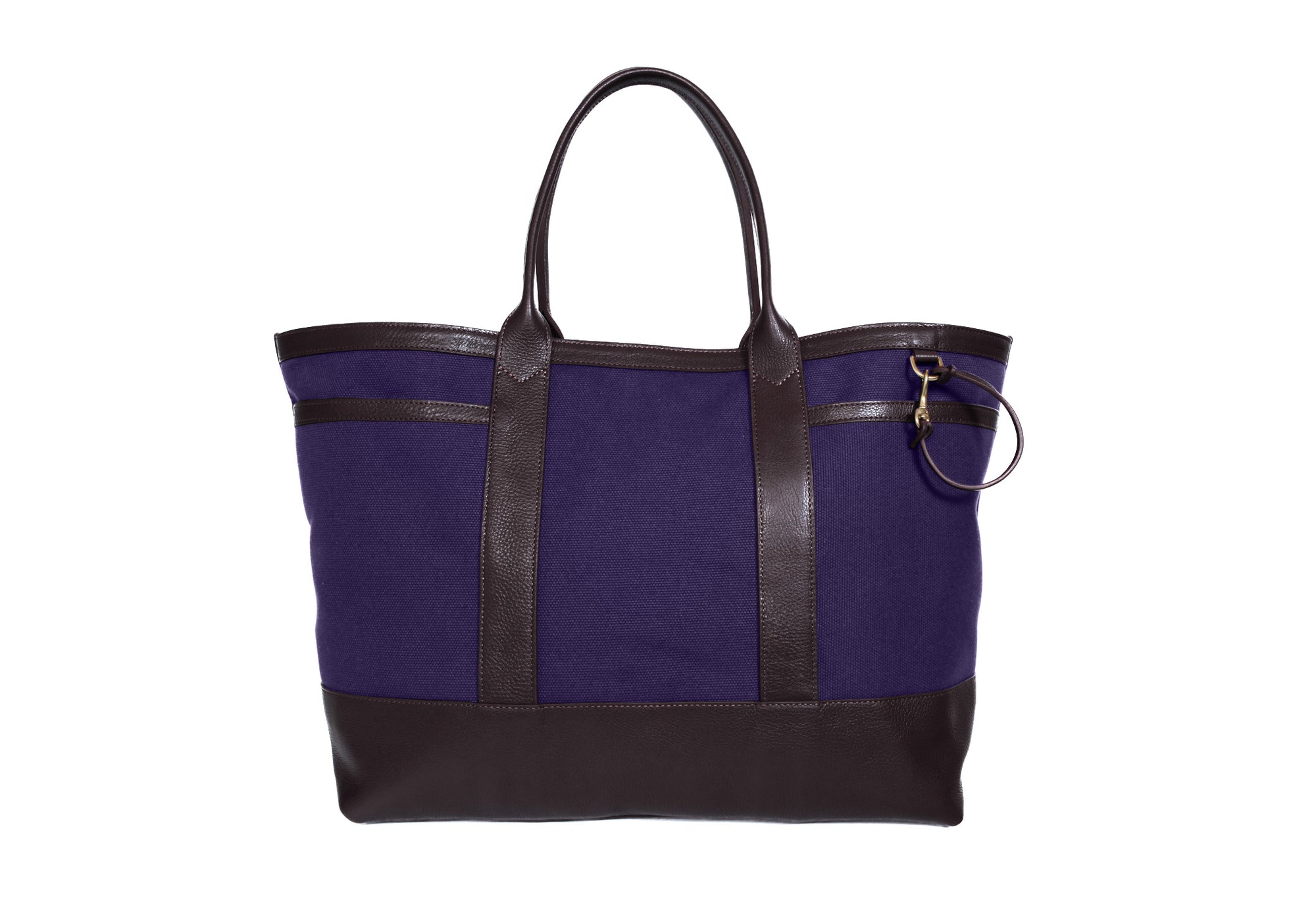 Front of Canvas Working Tote Mariner's Blue-Black