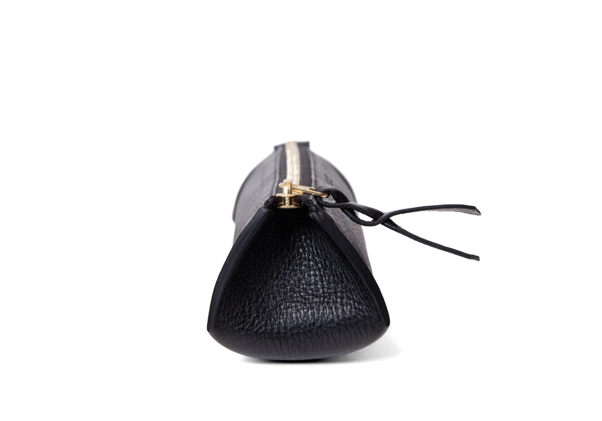 Side of Leather Pencil Case Black