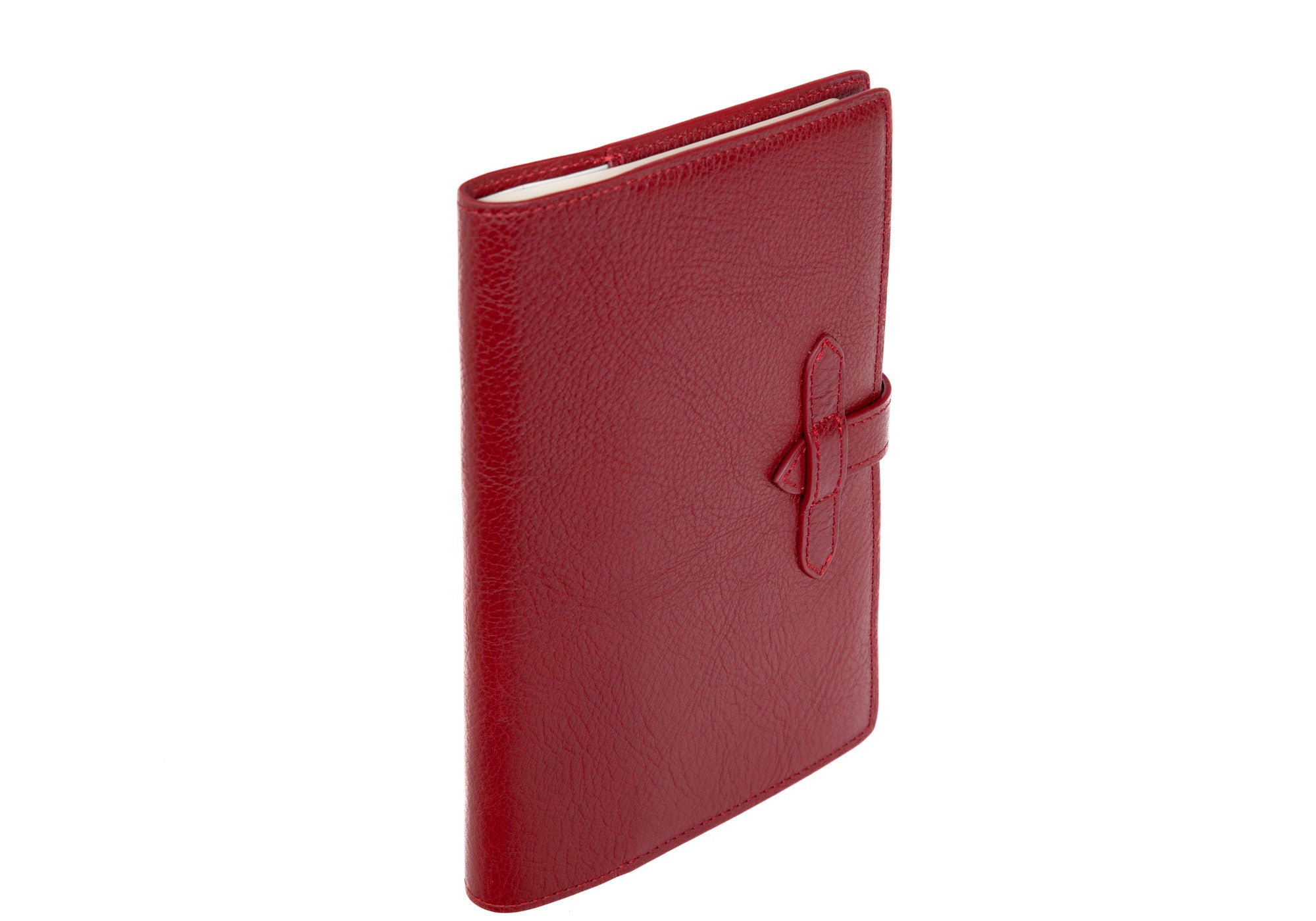 Stand of Leather Travel Journal Red