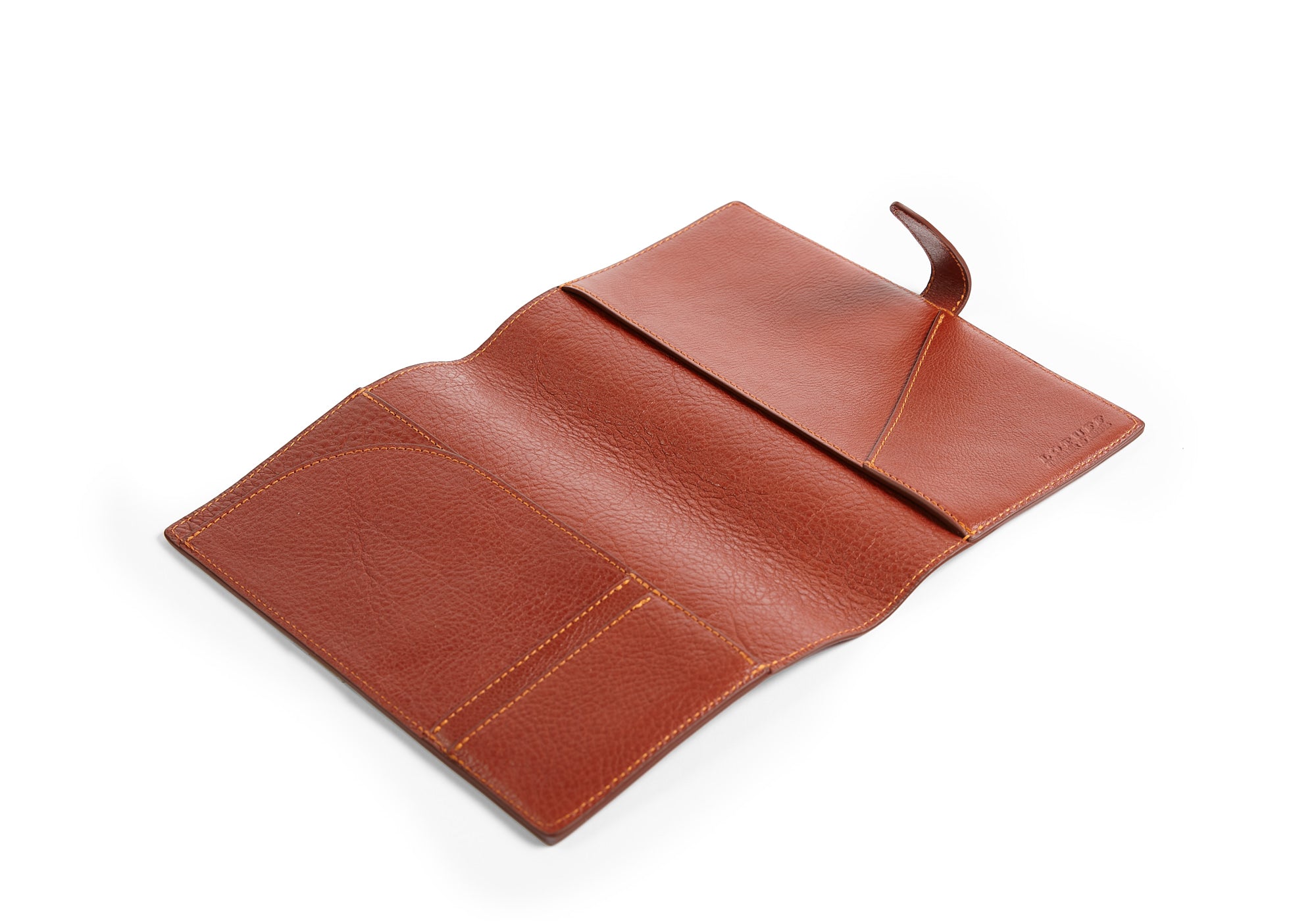 Empty of Leather Travel Journal Saddle Tan