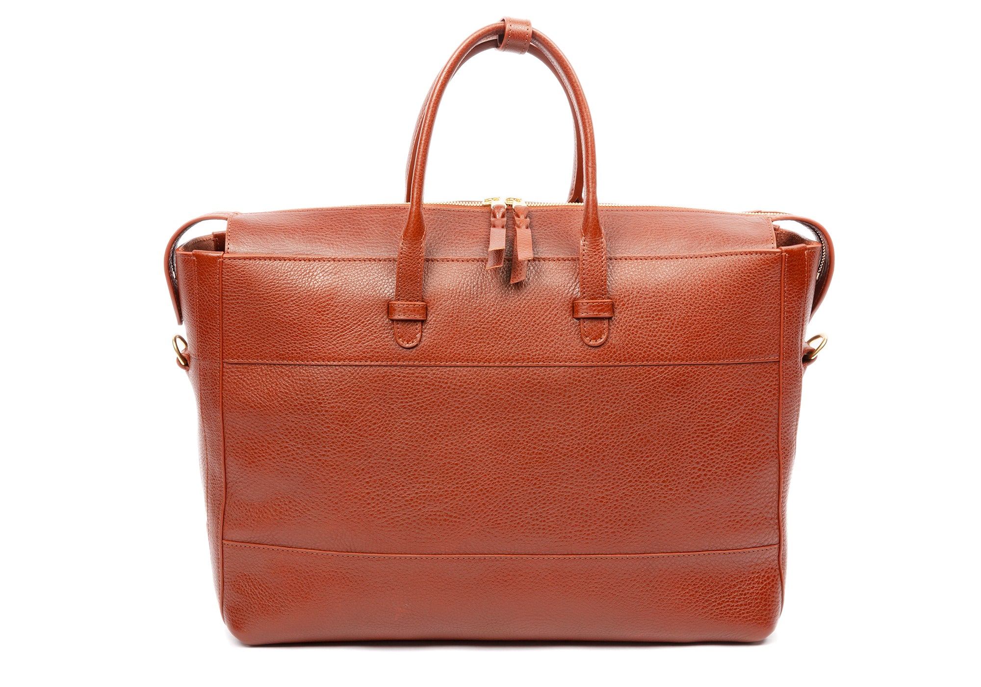 The 929 Briefcase Saddle Tan