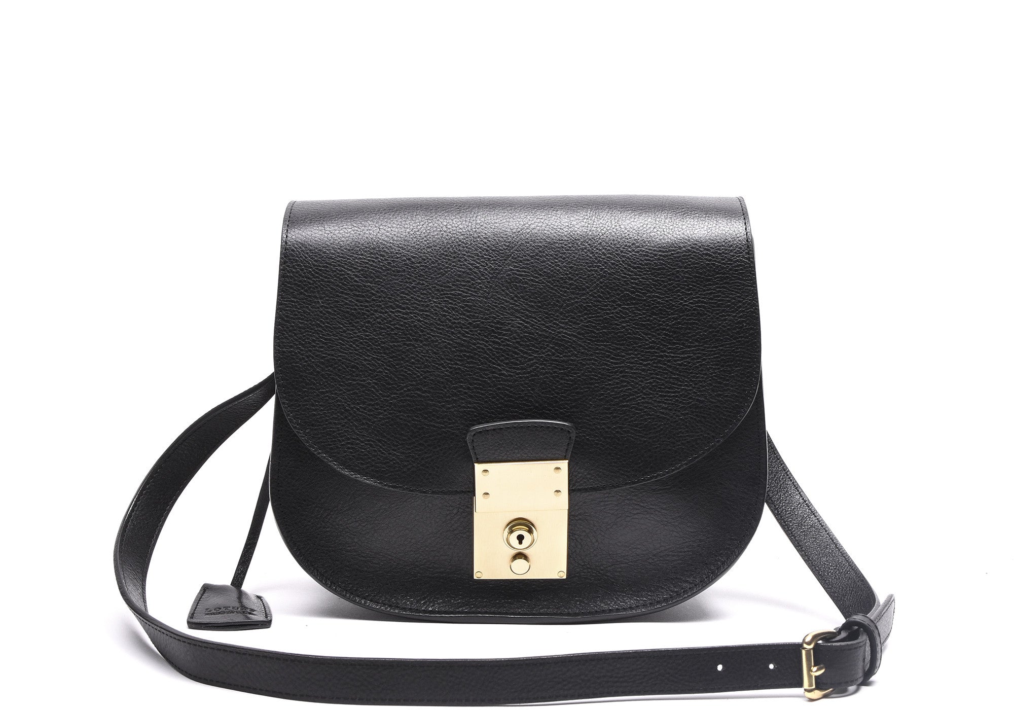 Arc Shoulder Bag Black-Red|Front View