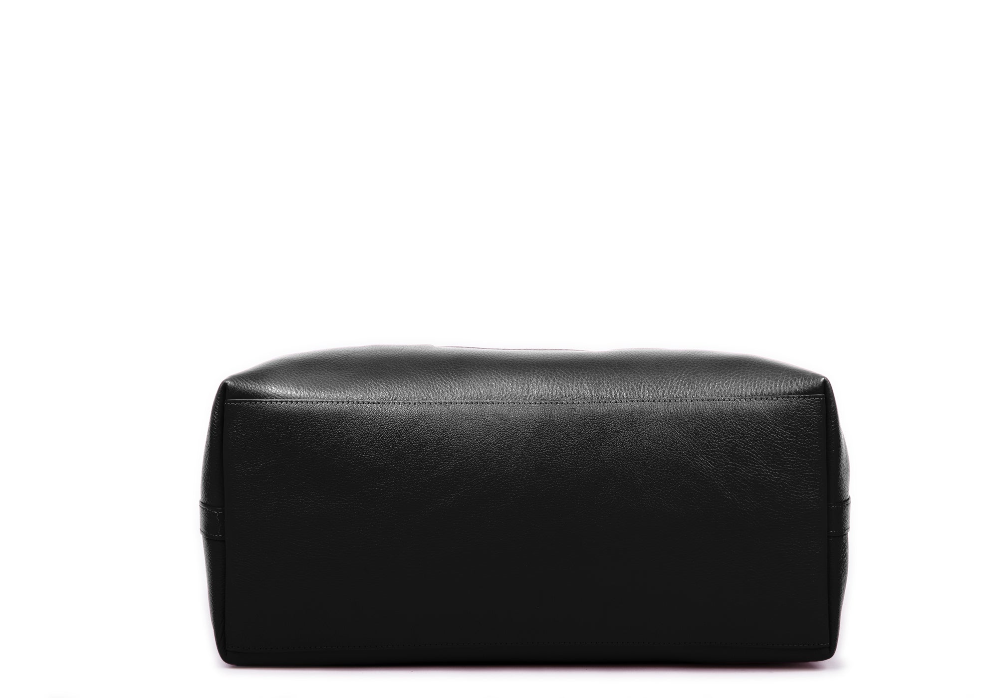 Medium Leather Tote Black