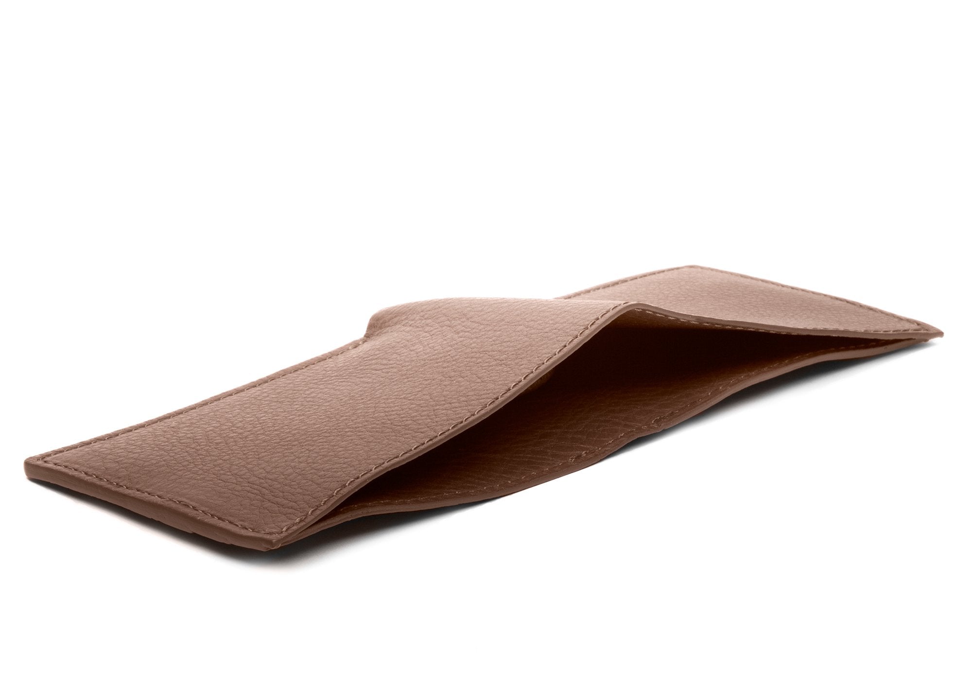 Leather Bifold Wallet Clay