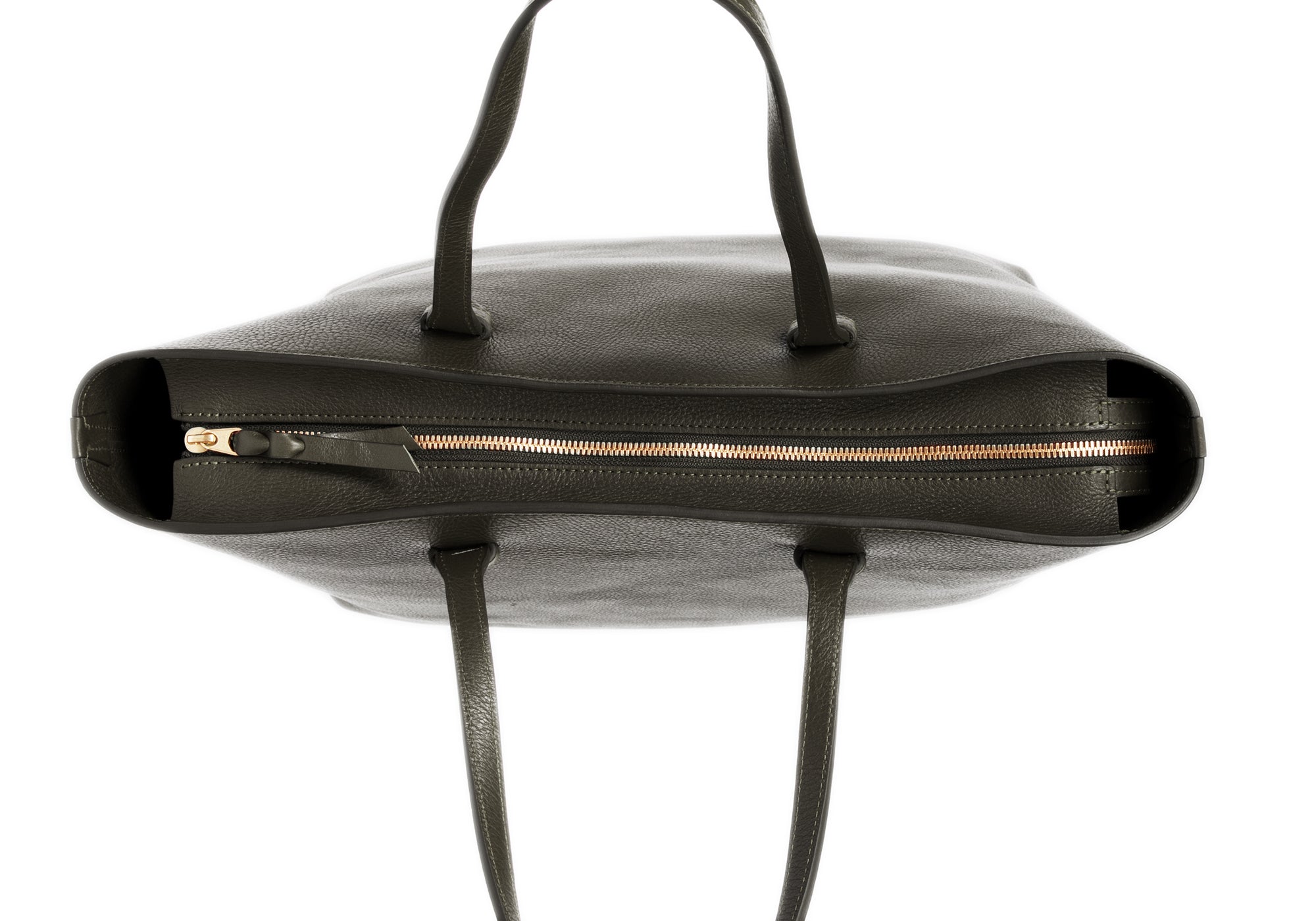 No. 12 Leather Tote Olive