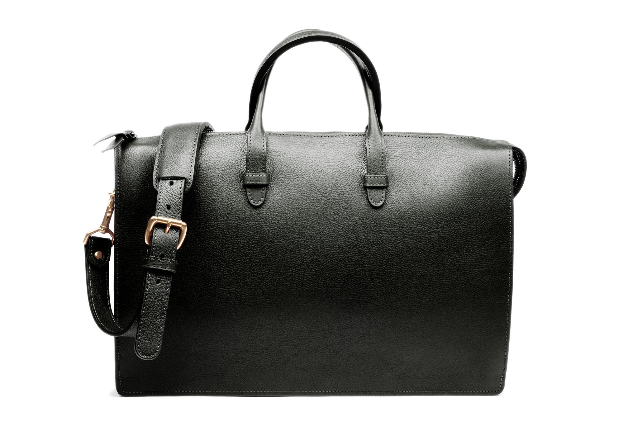 The Triumph Briefcase Green