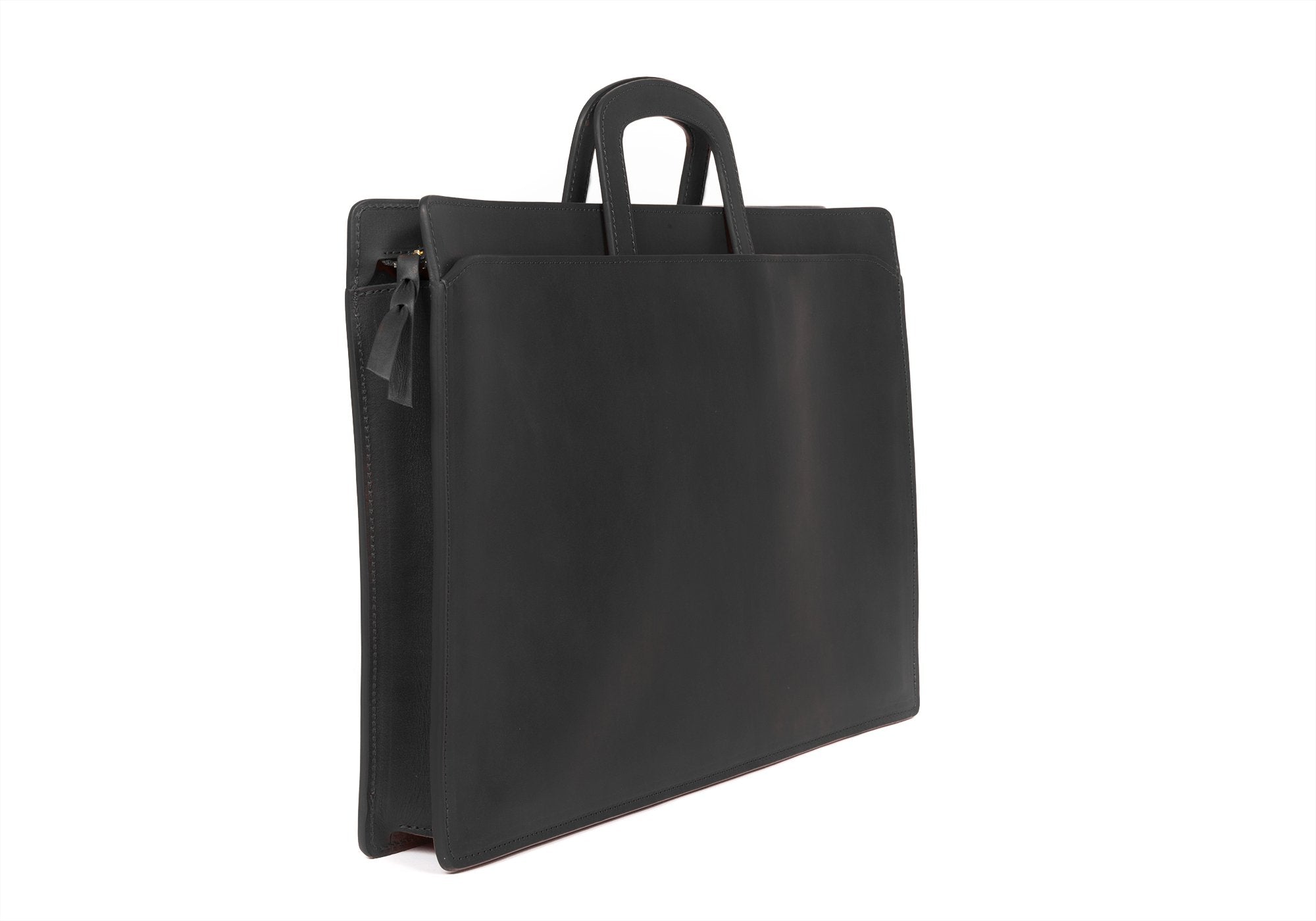 Wells Briefcase Black Bridle