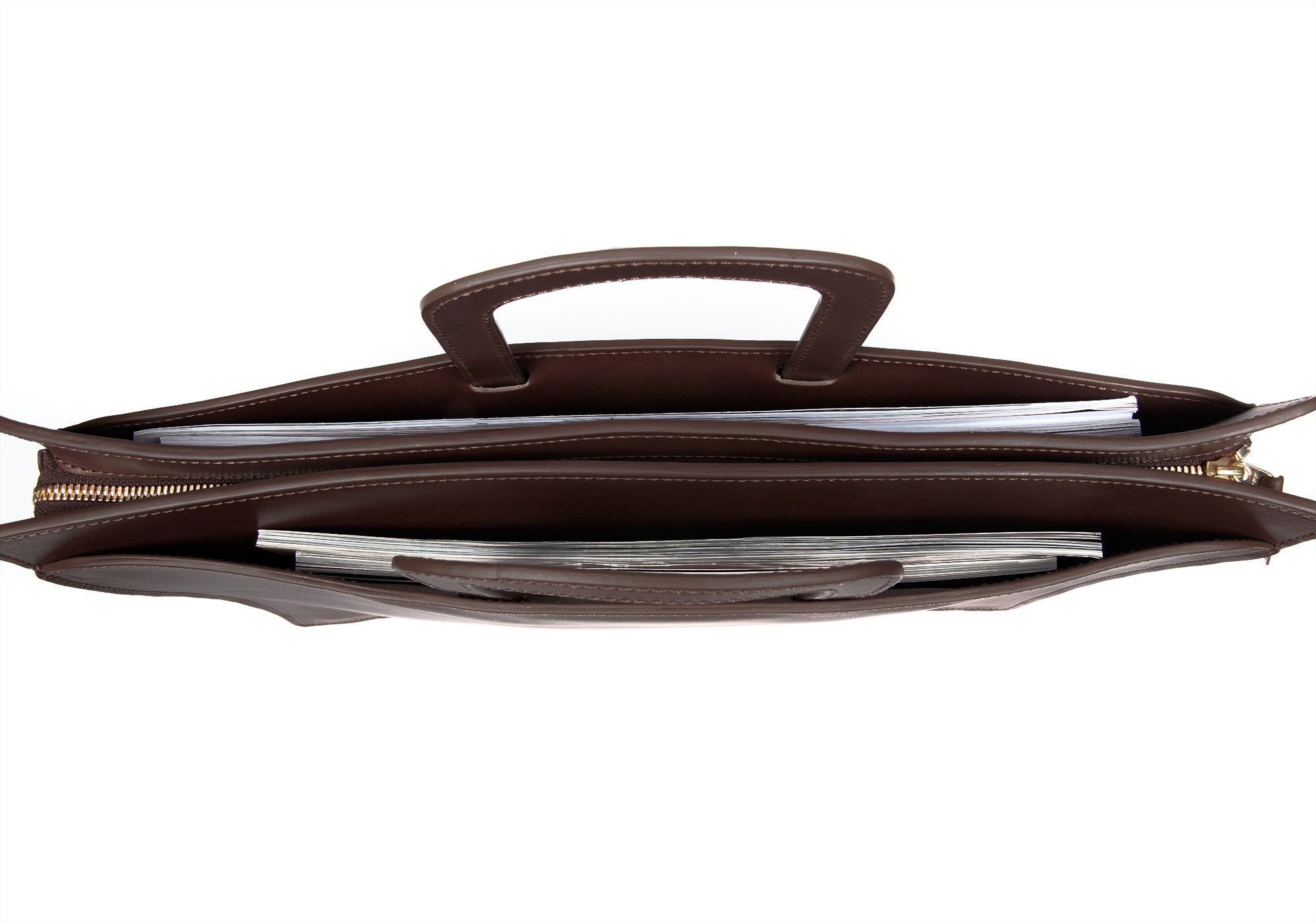Wells Briefcase Chocolate Bridle