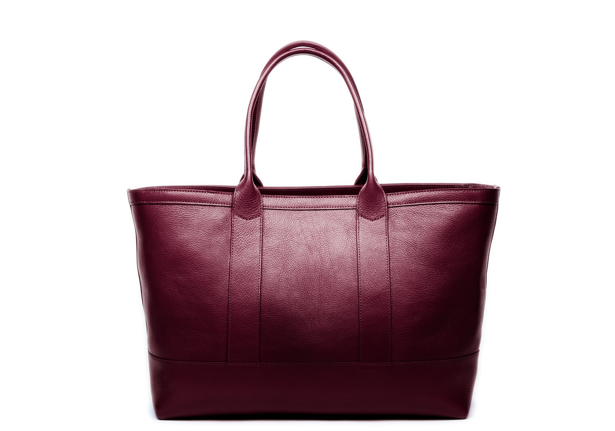Medium Leather Tote Cordovan