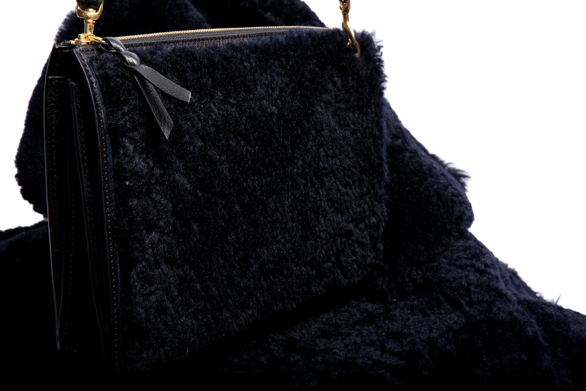 The Black Shearling Tripp II Black
